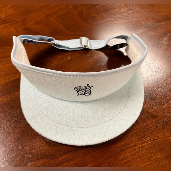 NWT Light Blue Original NewClub Terry Cloth Tour Visor - Picture 1 of 7